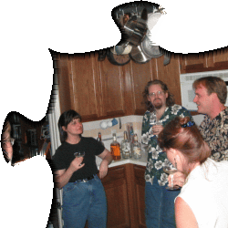 The wedding party now tackles the existence of God